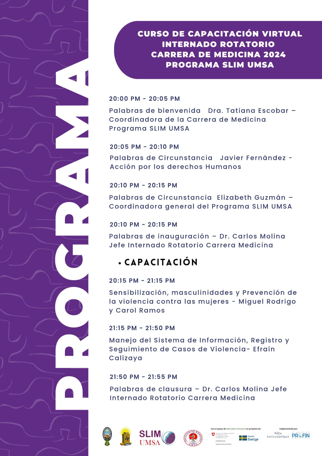 Programa SLIM UMSA 2024 - Virtual