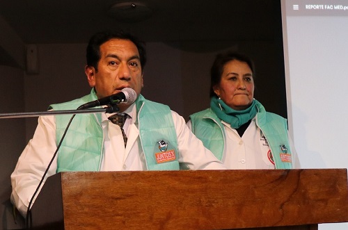 DR. JAVIER PEÑARANDA Y DRA. MONICA GUZMAN GANAN ELECCIONES A DECANATURA- VICEDECANTURA DE LA FACULTAD DE MEDICINA, ENFERMERÍA, NUTRICIÓN Y TECNOLOGÍA MÉDICA GESTIÓN 2024-2027