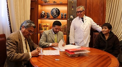 FACULTAD DE MEDICINA SUSCRIBE CONVENIO INTERINSTITUCIONAL CON EL SEGURO SOCIAL UNIVERSITARIO-LA PAZ PARA FORTALECER ACTIVIDADES DE PREGRADO Y POSGRADO