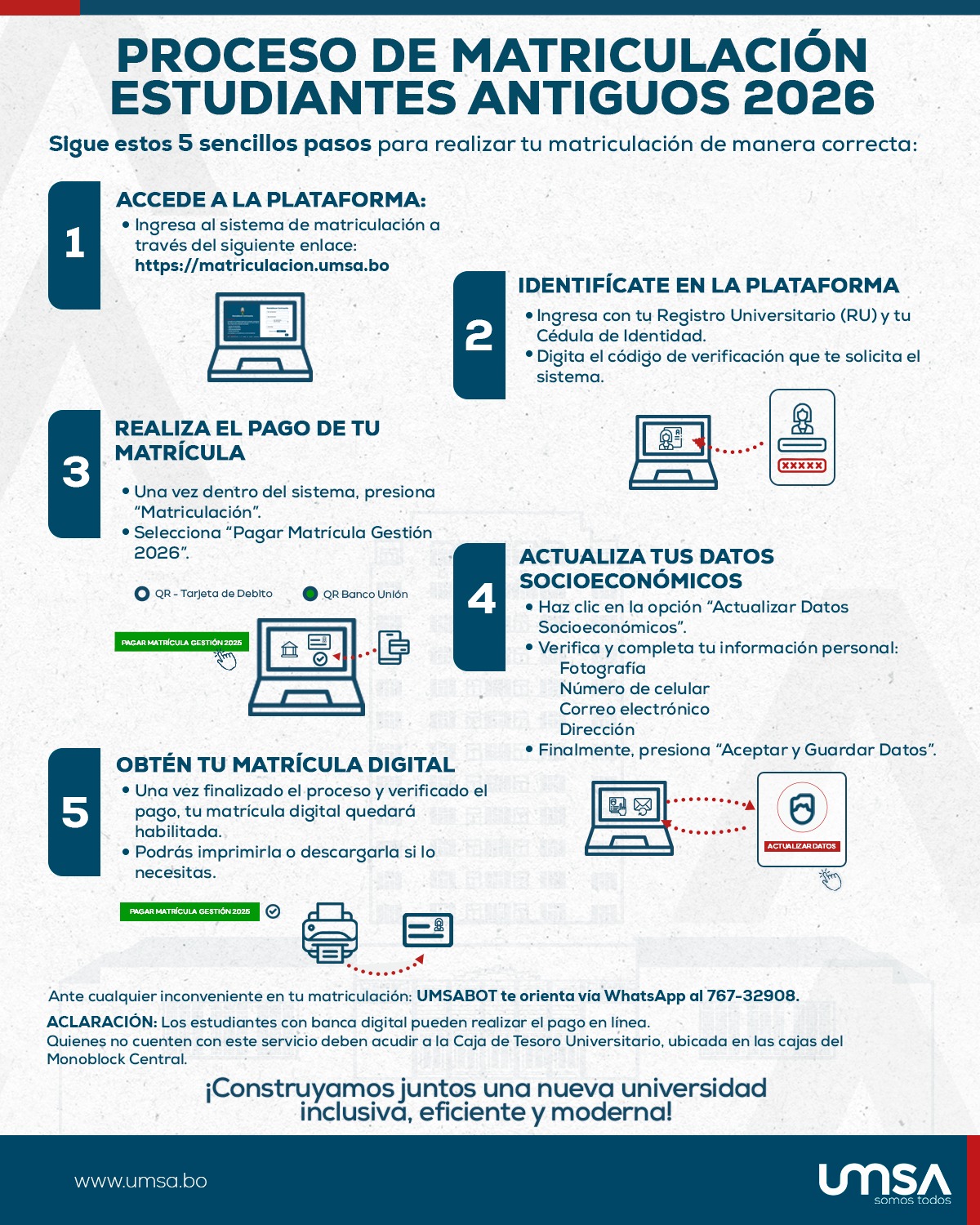 MATRICULACIÓN ESTUDIANTIL 2026